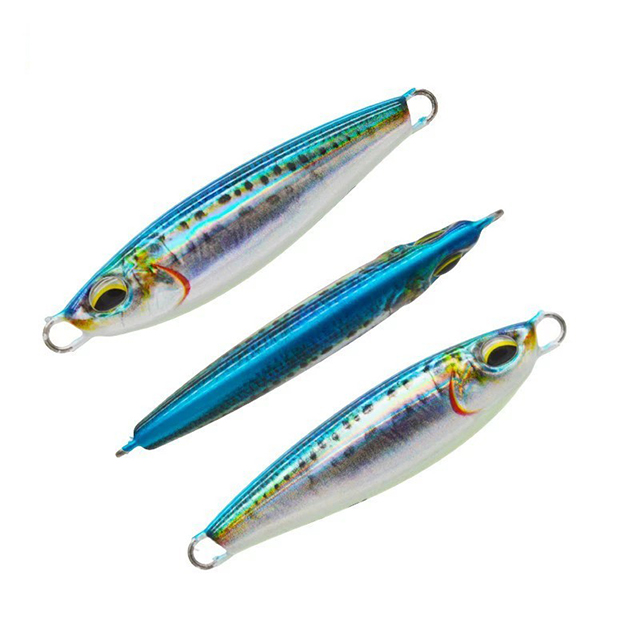 HOT Slow Pitch Jigs 20g 30g 40g 3D Print Color Metal Jigs Japanese Bionic Jigging Fishing Lures Bass Bait for Sale · Original source photograph · specifications to confirm