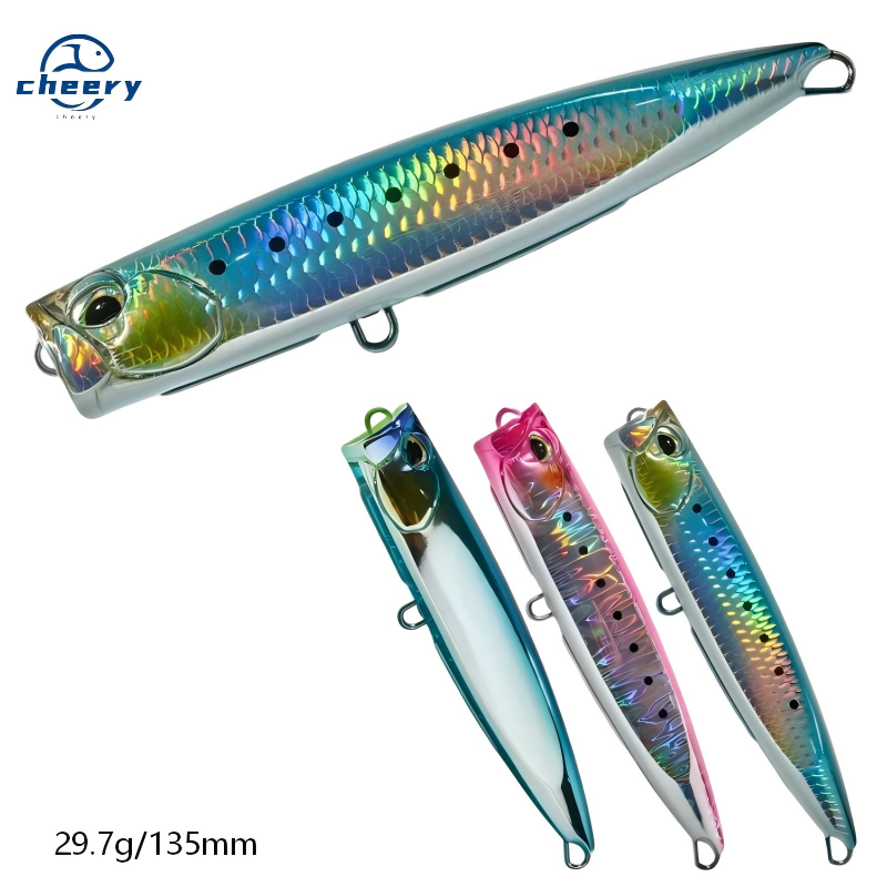 Swimbait Artificial Hard Bait Rotating Tail Popper Lure for Fishing Printed ABS Material · Original source photograph · specifications to confirm