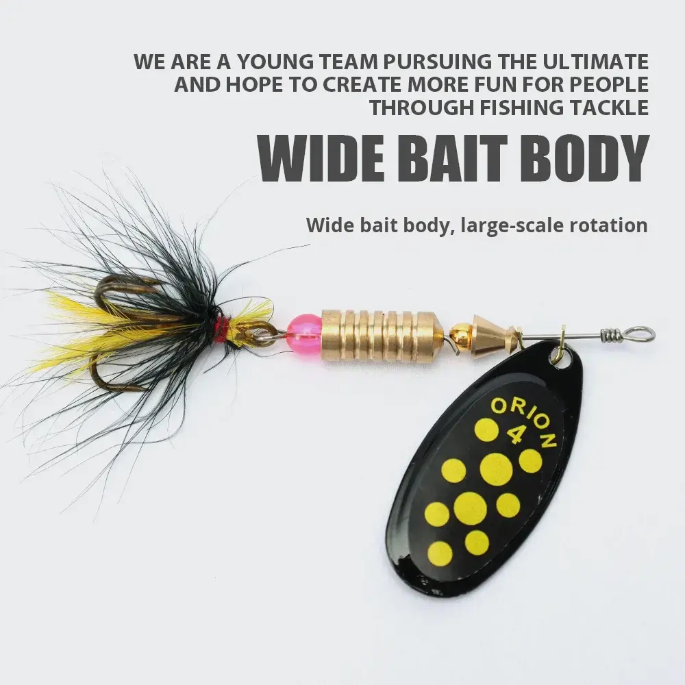 CHEERY Iron Hand-Cranked Artificial Hard Bait Spoon Spinner Lure 3.5g/4.5g/7g/12g with Hooks for Saltwater Fish Fishing · Original source photograph · specifications to confirm