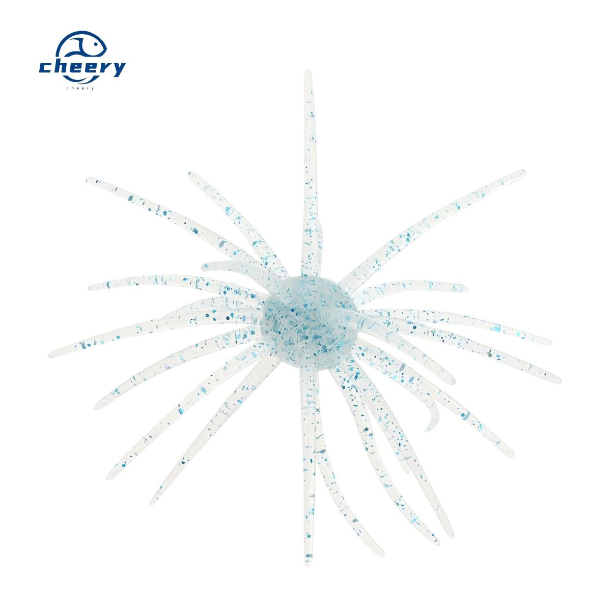 Cheery Soft PVC Printed Artificial Fish Bait for Saltwater Fish Marlin Bass-9cm/11cm Without Hooks · Original source photograph · specifications to confirm