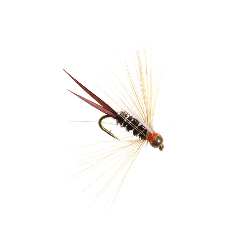 Psycho Purple Prince Nymph Beadhead Fly for Czech Euro Nymphing Trout and Grayling Fishing in Rivers and Lakes · Original source photograph · specifications to confirm