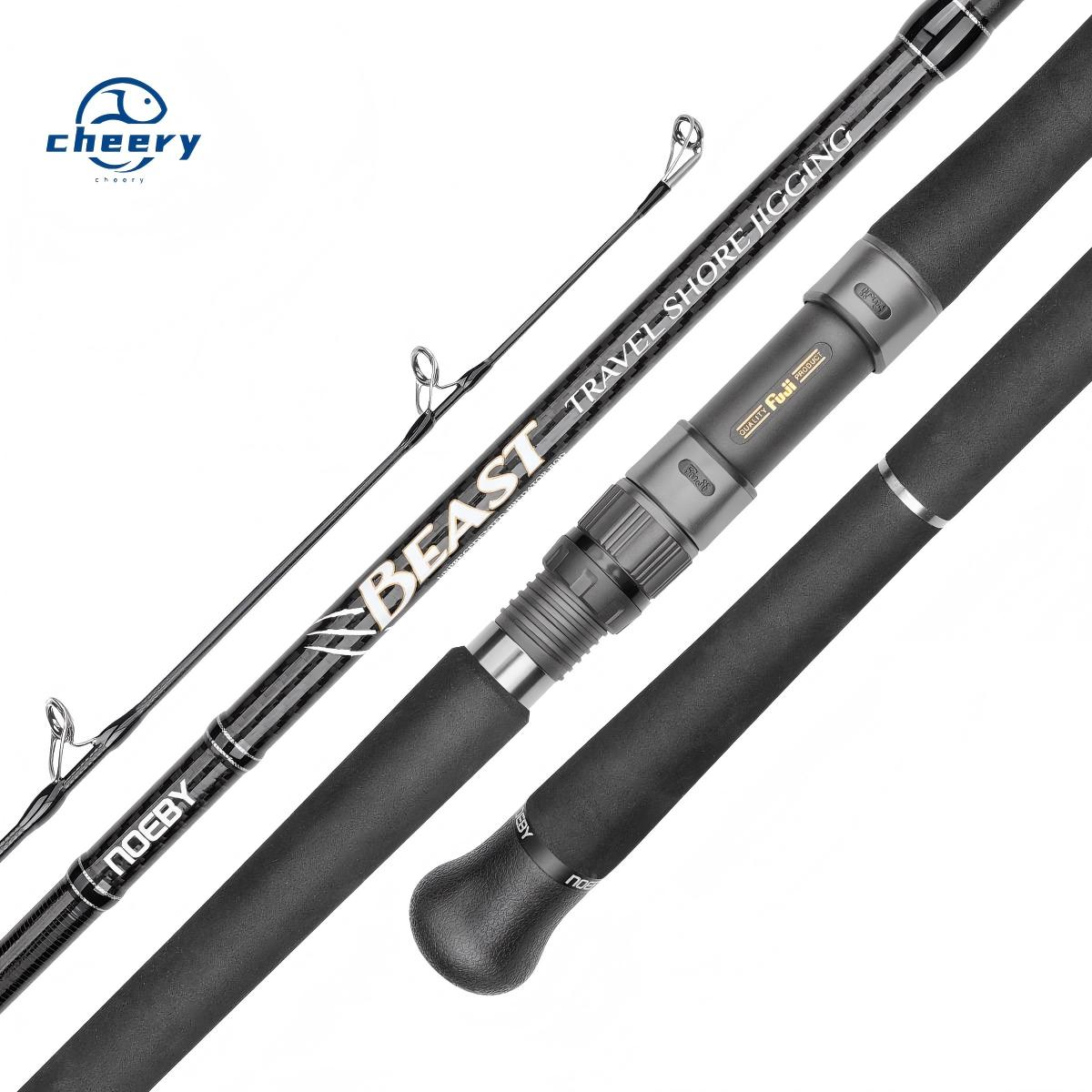 CHEERY Jigging Fishing Rod NOEBY Fuji Travel Shore Jigging Fishing Rod 8'10'' 2.70m 5 Piece Shore Rods Travel Fishing Pole · Original source photograph · specifications to confirm