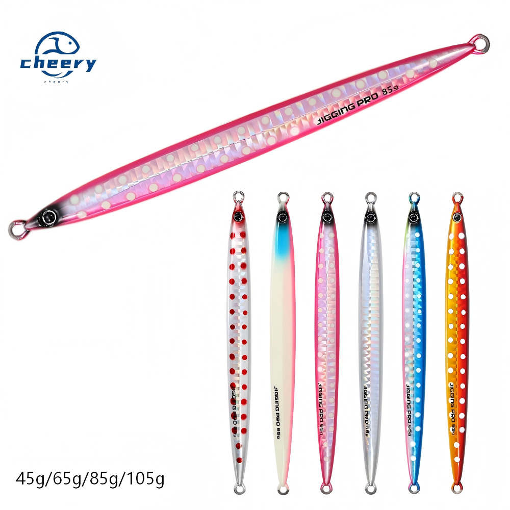 Cheery Goldfish 45g 65g 85g Saltwater Metal Long Cast Fishing Jigging Lure Hard Printed Fishing Techniques for Sea Fishing River · Original source photograph · specifications to confirm
