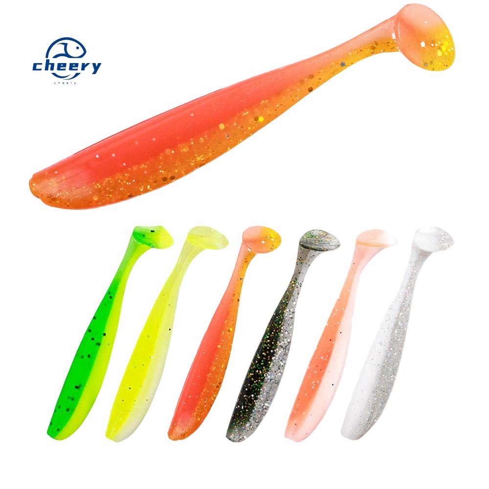 CHEERY Soft Plastics Lure Silicone Baits Arrival Worms Rubber Soft Plastic New 6cm 20pcs/bag PVC Lake Fishing Lure · Original source photograph · specifications to confirm