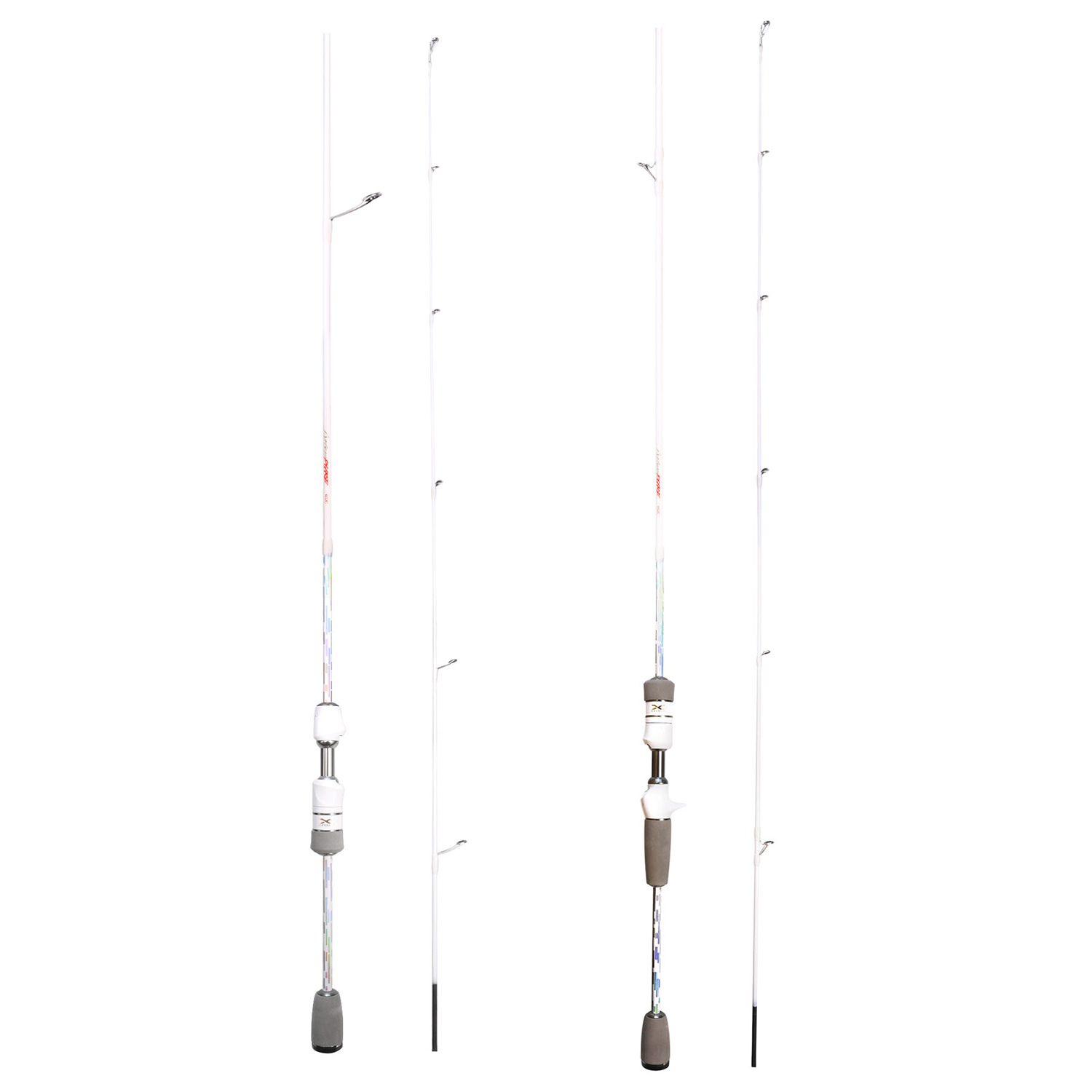 New Style White Solid Carbon Bass Fishing Rod Light Lure for Action Hard Fishing Stream ARTEMISPURE · Original source photograph · specifications to confirm
