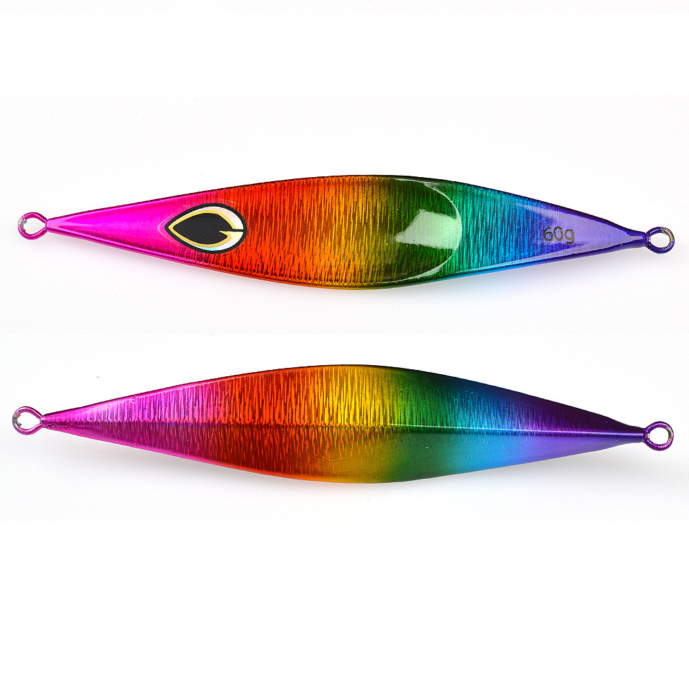 Cross-Border Spoon-Shaped Iron Plate Triangular Concave UV Laser Lure Boat Fishing Sea Fishing Slow-Jigging Metal Fish · Original source photograph · specifications to confirm