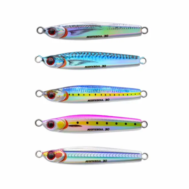 10g15g20g 3D Printed Little Slow Jig Small Tarpon Fishing Metal Jigs Jack Saltwater Jig Fishing