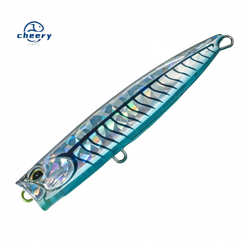 Cheery Swimbait Artificial Hard Bait Rotating Tail Popper Lure for Ocean Boat Fishing Printed ABS Material · Original source photograph · specifications to confirm