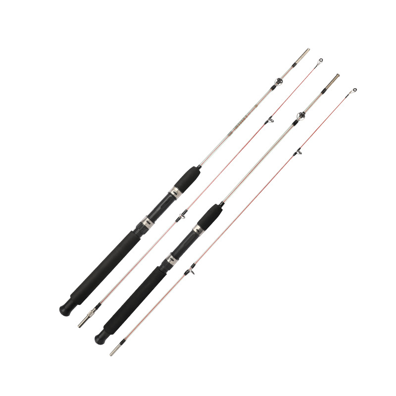 Cross-Border Export Transparent Carbon Fiber Super Hard Medium Action Bass Lure Rod Insert Boat Fishing Rod Threaded · Original source photograph · specifications to confirm
