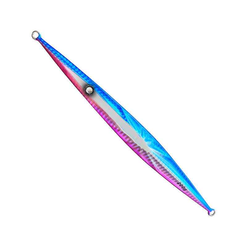 Manufacturer Sea Fishing Lure Long Strip Fast Retrieve Sinking Iron Plate Bait Night-Luminous Metal Jig Spanish Mackerel · Original source photograph · specifications to confirm