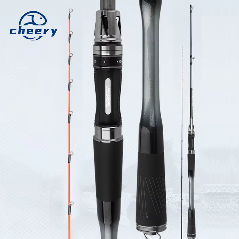 CHEERY 1.68m 1.8m 1.98m Carbon Fiber Medium Action Boat Sea & Stream Fishing Rod with Soft Tips and Reel Seat for Crucian Carp · Original source photograph · specifications to confirm