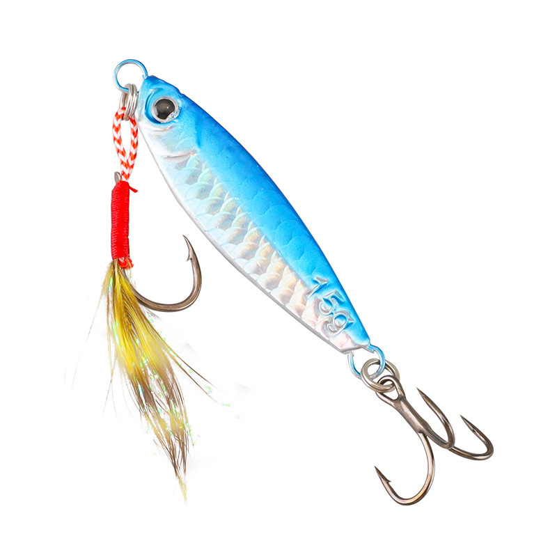 Custom Scale Falling ABS Plate Lure Bait Set Far-cast Fish Scale Pattern Sequin Artificial Hard Bait Hooks for Freshwater Sea · Original source photograph · specifications to confirm