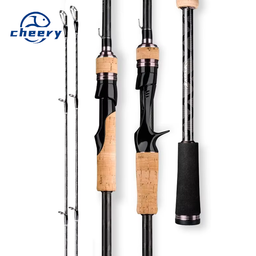 Ultralight Power Medium 2 Section 5g-30g High Carbon Fiber 1.8M 2.1M 2.4M Rod Light Bass Spinning Casting Fishing Rod · Original source photograph · specifications to confirm