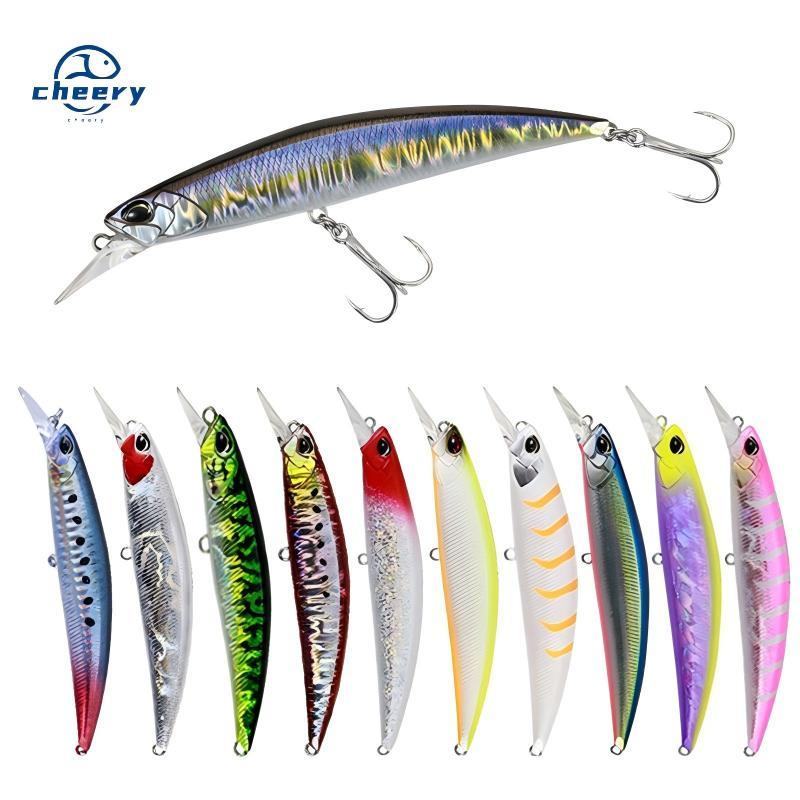 Cheery Chinese Factory Best Fish 110mm 27g Minnow Sinking Hard Fishing Lures for Saltwater Artificial Hard Bait · Original source photograph · specifications to confirm