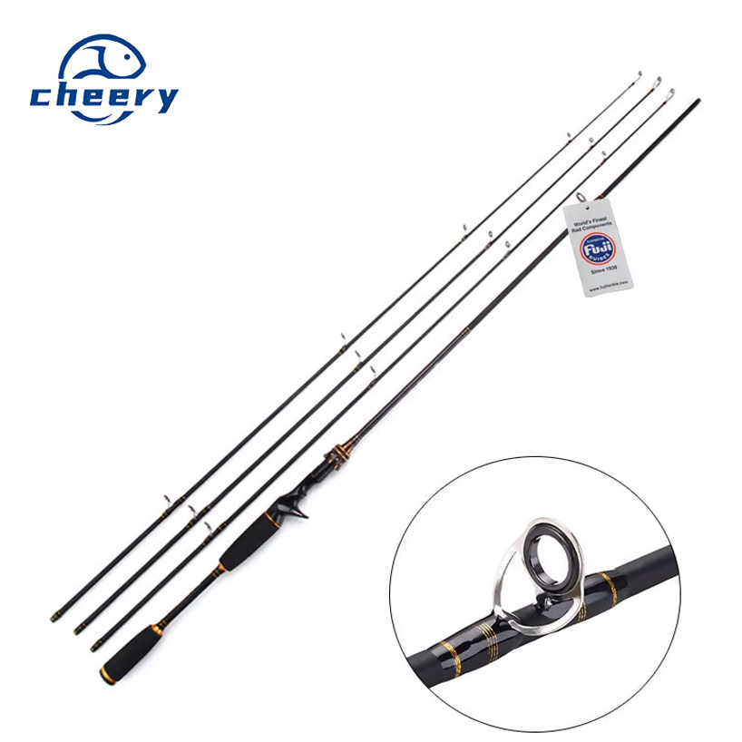CHEERY Factory Lure Carbon 2-Piece Super Hard /M/MH Three-Tone Sea Fishing Long-Distance Throwing Pole 2.1M/2.4M Lure Fishing · Original source photograph · specifications to confirm