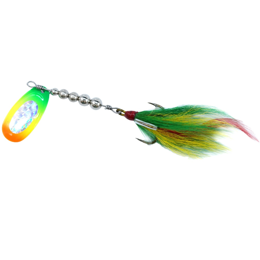 19g Rotating Indiana Blade Metal Lure Bass Freshwater Top Water Fishing Inline Spinner Swim Bait · Original source photograph · specifications to confirm