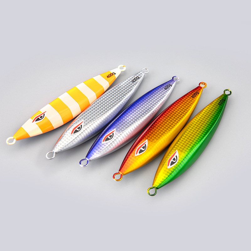 Deep-Sea Boat Fishing Artificial Hard Bait Slow-Rolling Luminous Metal Jig Lead Fish Tuna Bait 300g 400g 500g Wholesale · Original source photograph · specifications to confirm