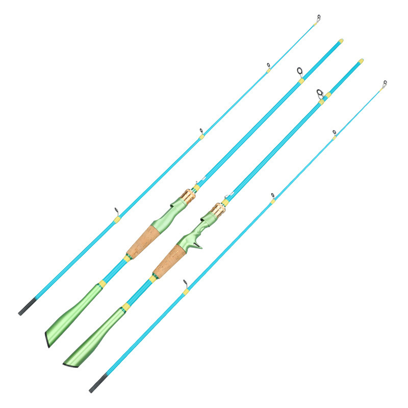 Lure Rod Set Carbon Fiber Medium Action Long-Distance Casting Carp Ocean Beach Fishing Straight Handle Full Set Rod · Original source photograph · specifications to confirm