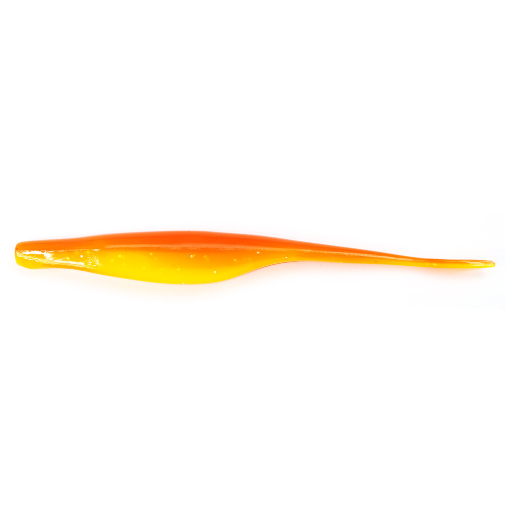 Simulation Fork-Tail Soft Fish Lifelike Swimming Action Bass Black Pit Special Artificial Soft Bait 3-Piece Stainless Steel · Original source photograph · specifications to confirm