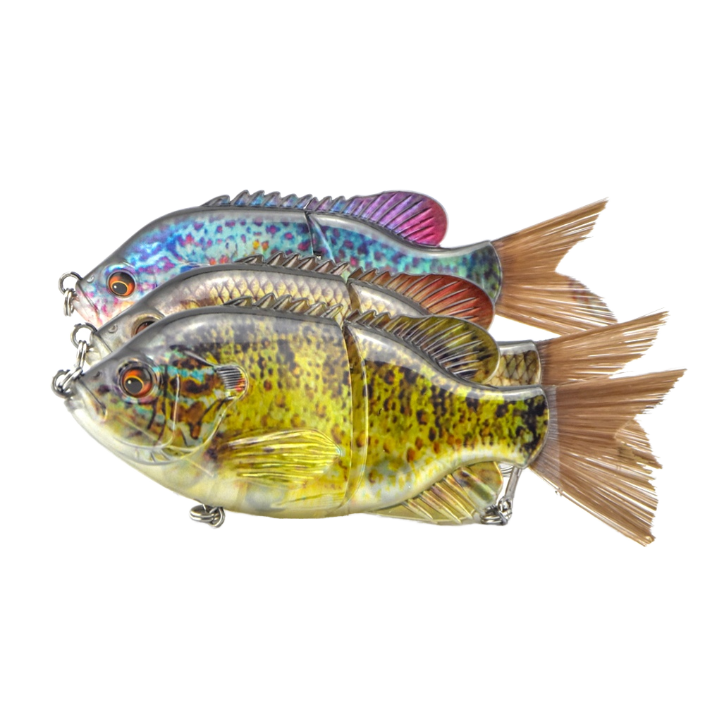 CHEERY Swimbait with Fiber Tail Lifelike Gliding Action ABS Hard Plastic Body Fishing Lure for Ocean Boat & River Use · Original source photograph · specifications to confirm