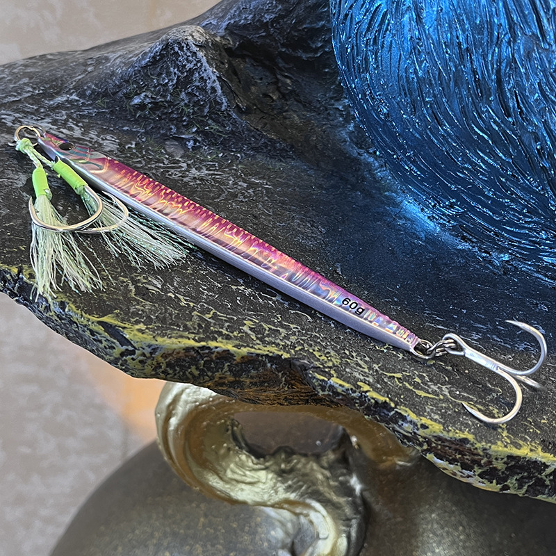 Factory Price High Quality Lead Metal Jig Lure Artificial Hard Bait with Hooks 60g Bare Plate · Original source photograph · specifications to confirm