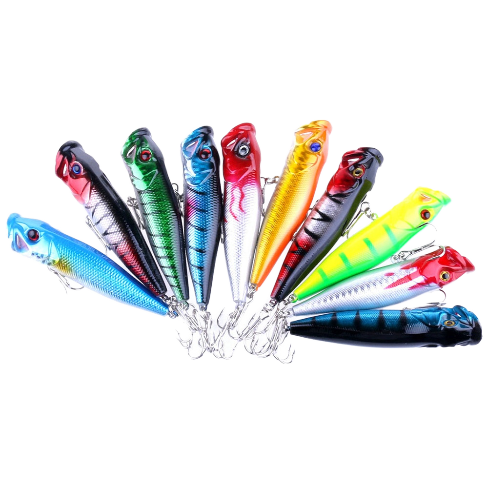 12g Popper Lure, Topwater Hard Bait, Waking Fishing Lure Fake Bait for Bass · Original source photograph · specifications to confirm