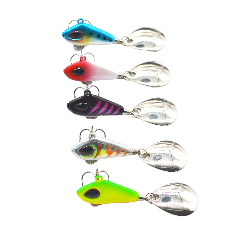 Cheery New VIB Spinner Bait 7g/10g/17g/25g Fish Metal Spoon Lure Jig Head for River Lake Ocean Boat Fishing for Snapper Species · Original source photograph · specifications to confirm