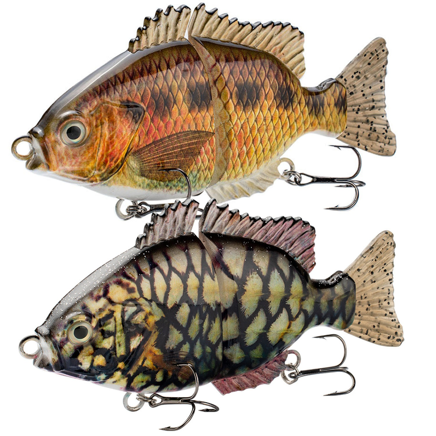 Cheery High Quality 14cm 82g 2 Section Sunfish Lure Multi-segment Bait Artificial Bionic Bait Fishing Hard Lure · Original source photograph · specifications to confirm