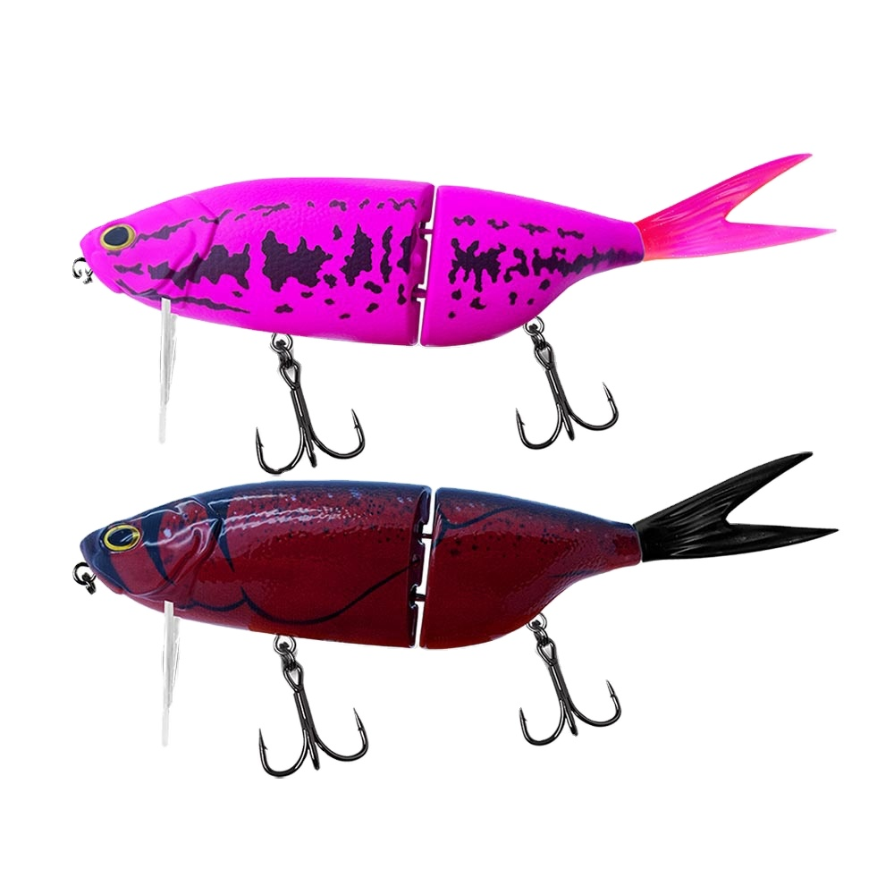 Fishing Tackle Multi-segment Swimbait Floating 200mm 88g Pufferfish Detachable Soft Tail Tongue Plate Stainless Steel · Original source photograph · specifications to confirm