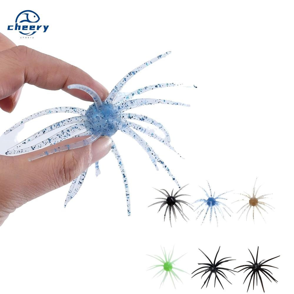 Cheery Bait Sea Urchin Soft PVC Printed Artificial Fish for Carp Bass Mandarin Tilapia-Fly Fishing Topwater/Midwater Lure · Original source photograph · specifications to confirm