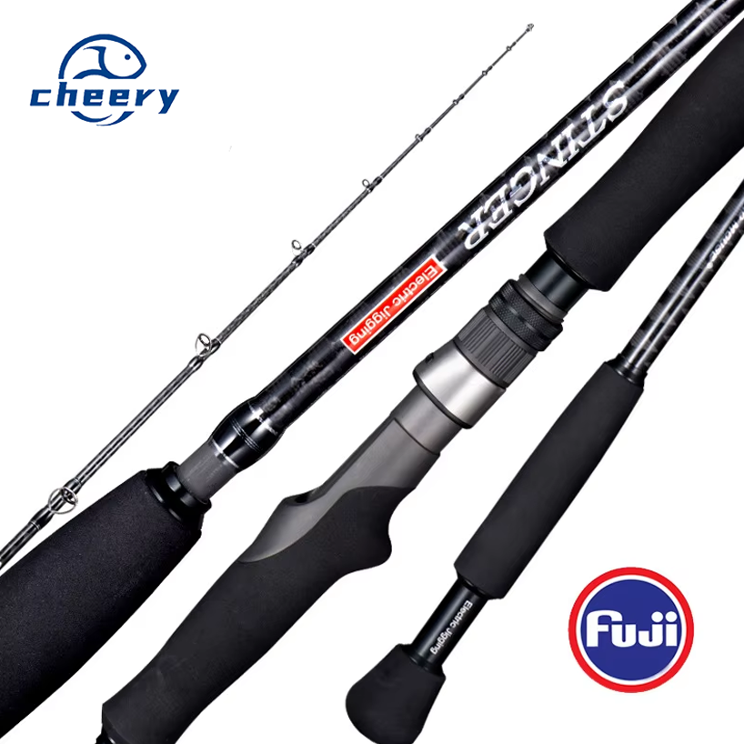 Mad Mouse New Japan 1.9m Saltwater Slow Pitch Jigging Fishing Rod Carbon Fiber Sea Fishing Boat Rod for Bass GT Tuna · Original source photograph · specifications to confirm