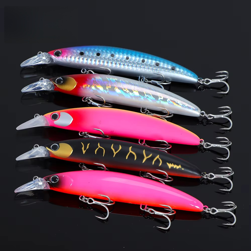 Hot Sale 110mm Floating Minnow Lure 20g Artificial Hard Bass Shadow Jerkbait for Bass Fishing · Original source photograph · specifications to confirm