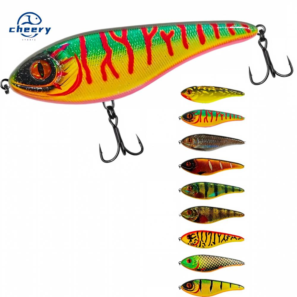 CHEERY Fishing Tackle Live Bait Stainless Steel Slow-Sinking Jerk Bait 150mm 80g Freshwater Bionic Pike · Original source photograph · specifications to confirm