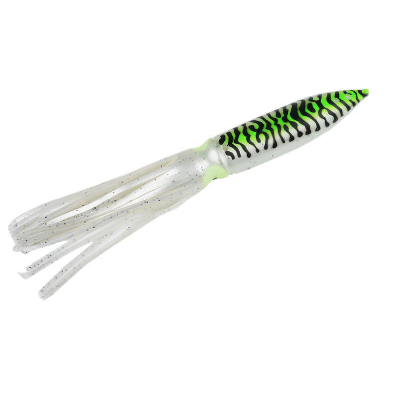 Wholesale Printed PVC 31cm 67g Sea Fishing Saltwater Squid Skirt Float Fishing Soft Bait Lures · Original source photograph · specifications to confirm