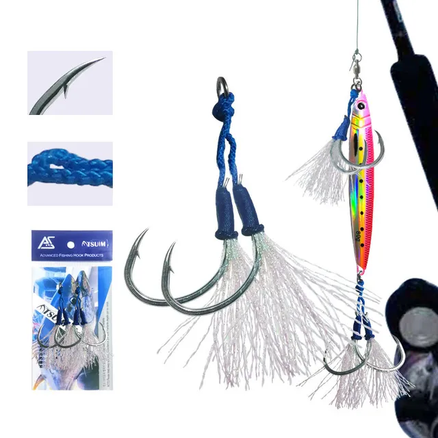 Bestseller Iron Plate Double Hook Lure Corrosion-Resistant Strong Pulling Power Sea Fishing Boat Fishing