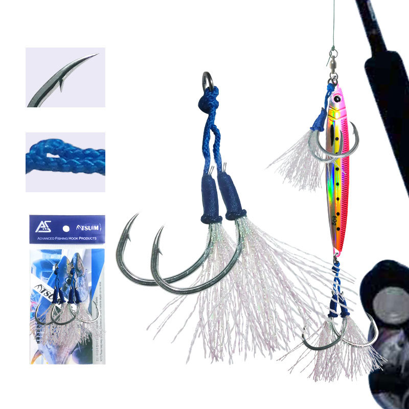 Bestseller Iron Plate Double Hook Lure Corrosion-Resistant Strong Pulling Power Sea Fishing Boat Fishing · Original source photograph · specifications to confirm