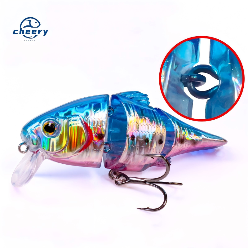 Cheery Slow Floating Multi-section Fish Artificial Hard Bait Stainless Steel 93g Black Pit Bass Fresh Water · Original source photograph · specifications to confirm