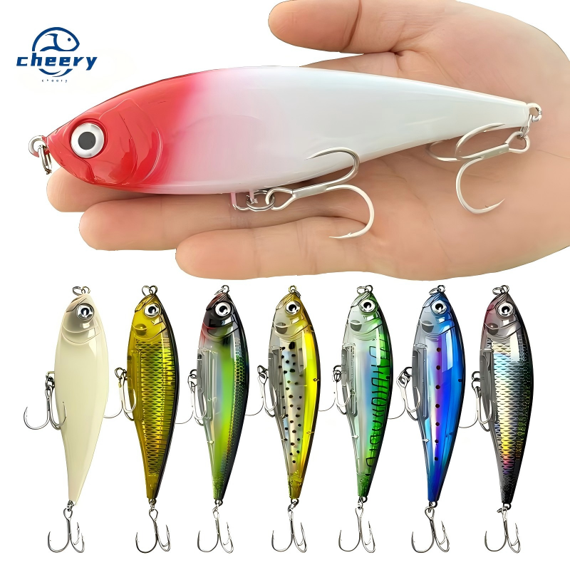 CHEERY 13cm 48g Pencil Twitch Fishing Lures Saltwater Long Casting Wobblers Trout Pesca Trolling Artificial Baits Inshore · Original source photograph · specifications to confirm