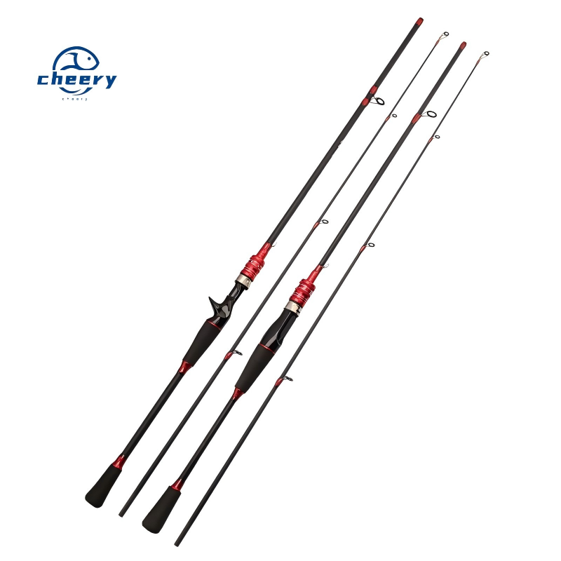 CHEERY Carbon Lure Rod Wholesale Adjustable Medium Slow Action Bass Fishing Rod Right Hand Ocean Beach · Original source photograph · specifications to confirm