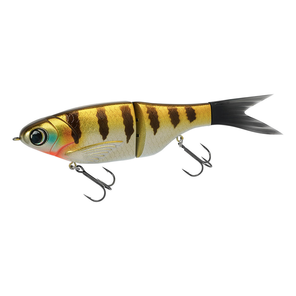 High Quality Jointed Baitfish Fishing Lure Hard Rubber Tail Shad Profile Glide Swimbait · Original source photograph · specifications to confirm