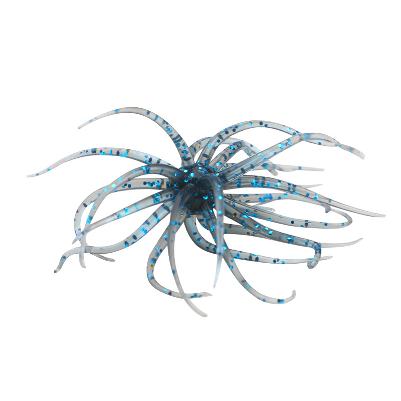Lifelike Floating Sea Urchin & Soft Worm TPE Artificial Soft Bait Fish Lures Without Hooks-Carton Packaging · Original source photograph · specifications to confirm