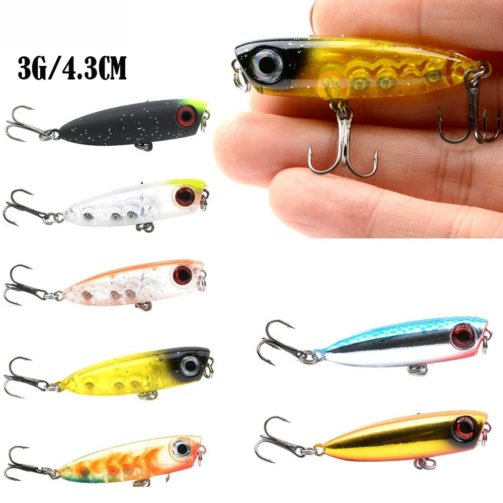 3.0g/4.3cm Fishing Lures Slow Sinking Pencil Lures Hard Fishing Bait Fishing Plugs for Salmon Redfish Trout Bas · Original source photograph · specifications to confirm