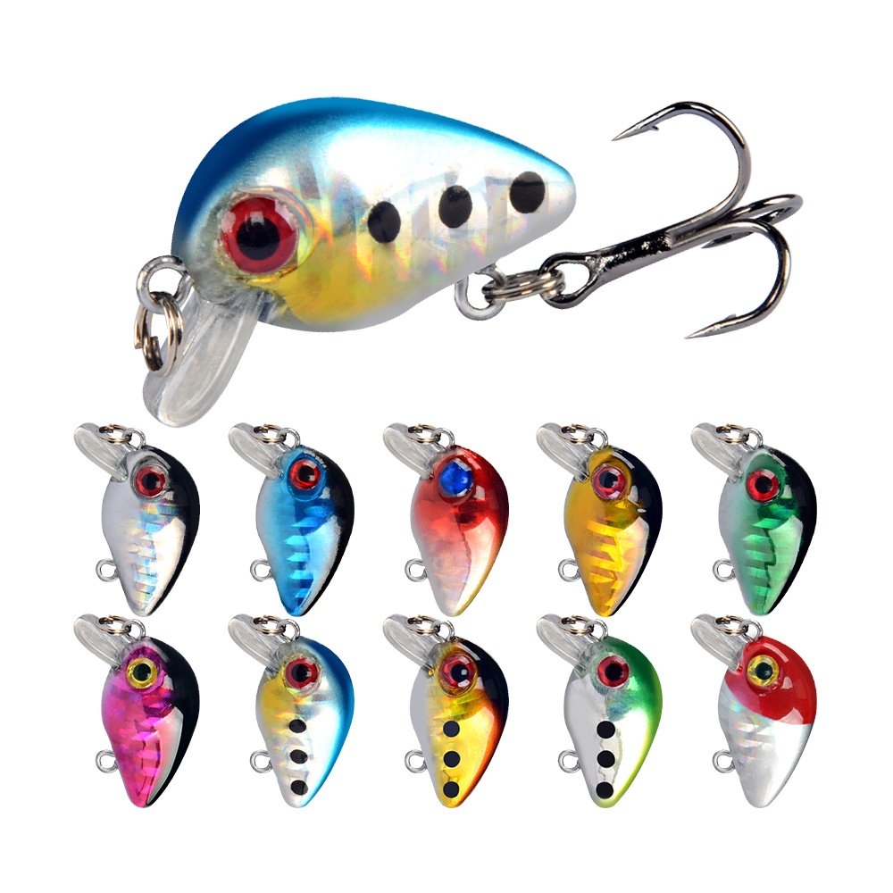 Internal Laser Minnow Lure, Bionic Hard Bait Fishing Hook, 2.6cm/2.1g, Suitable for Tilapia · Original source photograph · specifications to confirm