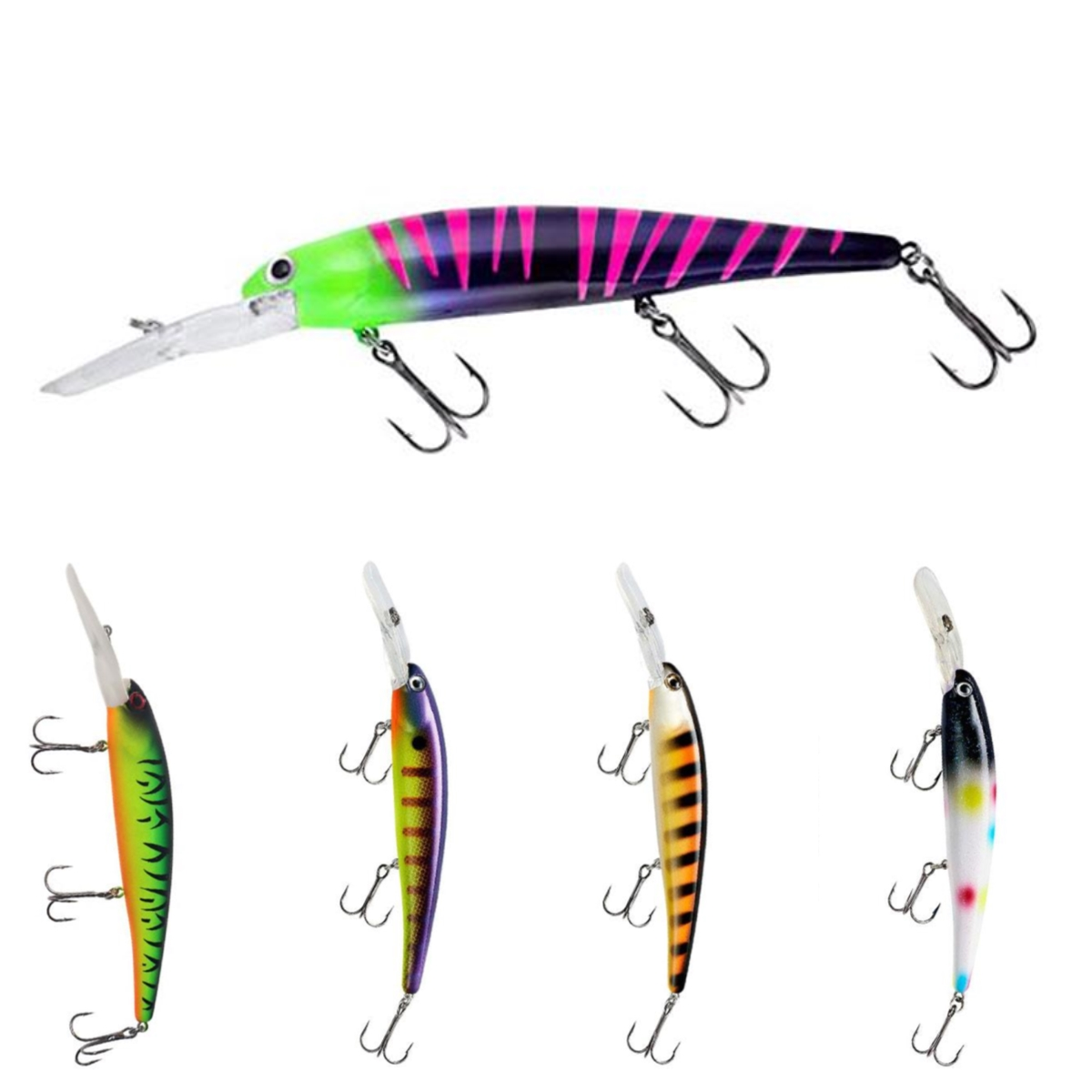Cheery M062 120mm 20g Minnow Fishing Lure for Bass Bandit Walleye Deep Diver Pesca Long Casting ABS Material for River Fishing · Original source photograph · specifications to confirm