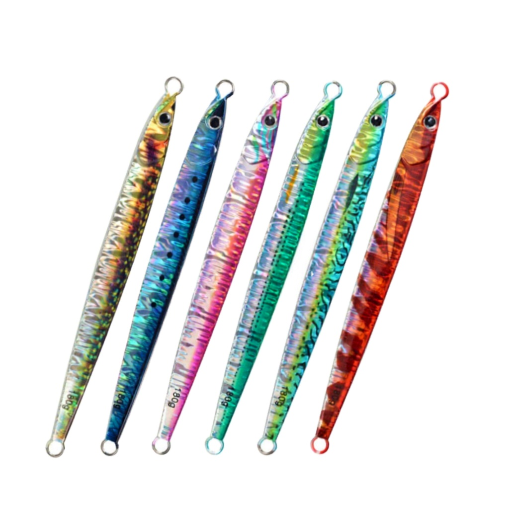 Lure Bait TK Fast-Sinking Metal Plate Noctilucent UV Lead Fish 150g 180g Sea Boat Fishing Tuna Squid Red Yellow Hard Bait No · Original source photograph · specifications to confirm