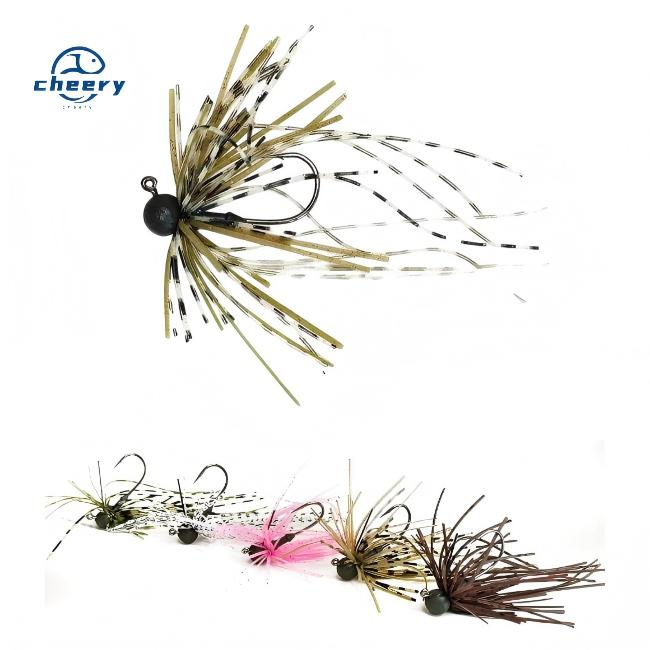 CHEERY Saltwater Fish Fishing Lure Chatterbait Metal Jig Buzzbait Bladed Spinnerbait Bass Bait Skirts 3g-15g · Original source photograph · specifications to confirm