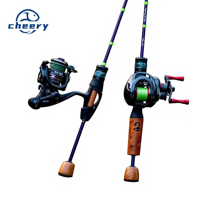 CHEERY BPUL Micro Horse Mouth Carbon Luya Single Straight & Gun Handle Fishing Rod 0.4kg Korea Guide Ring Specialized