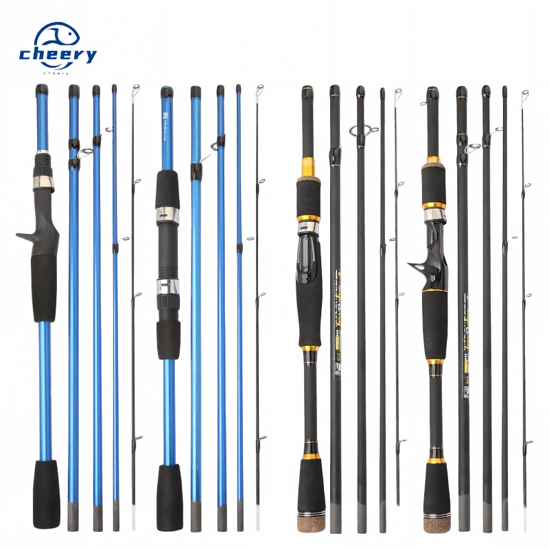 CHEERY New Multi-Section Adjustable Carp Lure Rod Cross-Border Bottom Fishing Glass Steel Portable 4-Section Wholesale · Original source photograph · specifications to confirm