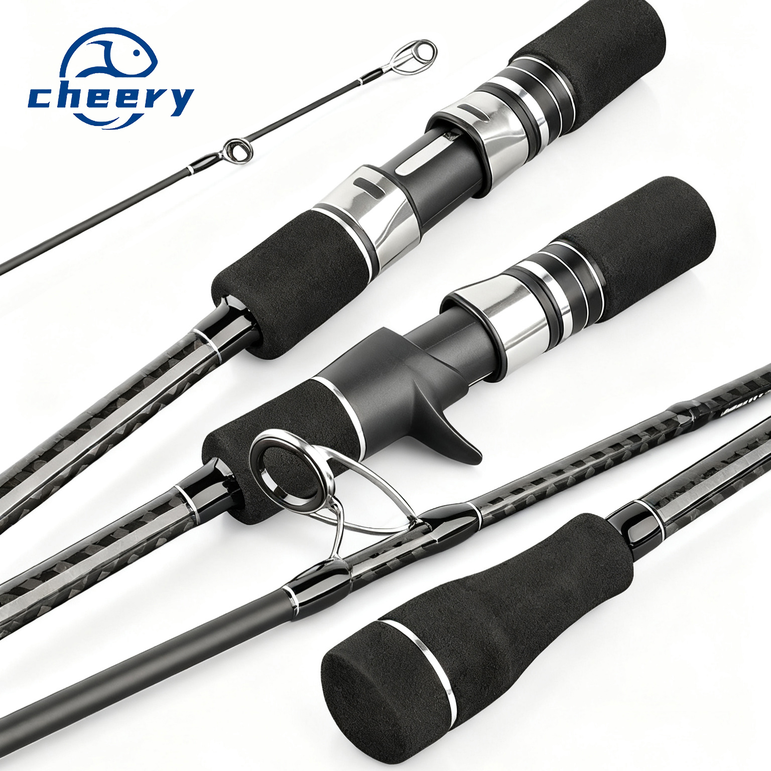 Saltwater Fishing 3-Section MH Action Rod 1.83m-1.91m 30T Carbon Spinning/Casting Slow Pitch Jigging Rod · Original source photograph · specifications to confirm
