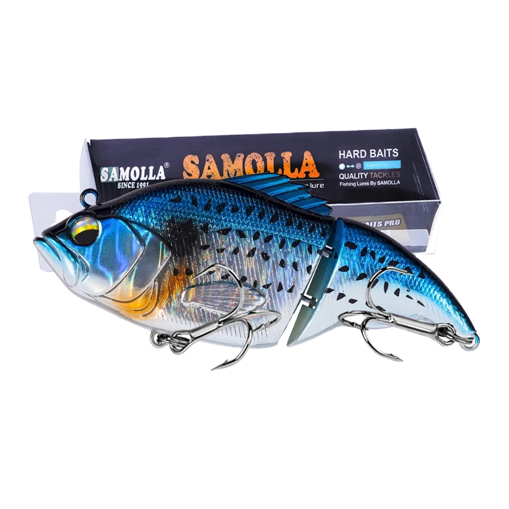 New Two-section Lure Multi-joint Fish 75mm 13g Slow Sinking Sea Fishing Hard Bait Long Casting Targeting Predatory ABS · Original source photograph · specifications to confirm
